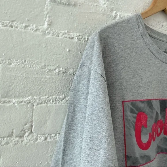 Vintage 90s Cookies Tee Graphic Logo Short Sleeve Crewneck Cotton T-Shirt Gray L - Picture 3 of 12